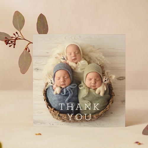 Baby Gift Thank You Triplets Newborn Baby Shower