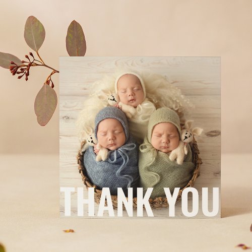 Baby Gift Triplets Thank You Newborn Baby Shower
