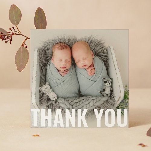 Baby Gift Twins Thank You Newborn Baby Shower