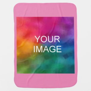 Baby Gifts Create Your Own Template Text Custom Blanket