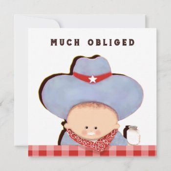 Baby Gifts Thank You Cards by partygames at Zazzle