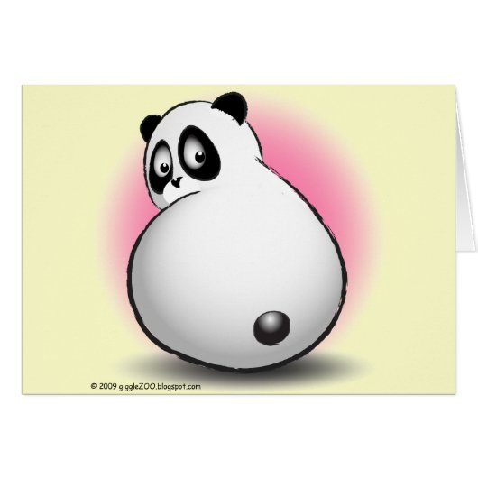 Baby gigglePanda Cards (Front Horizontal)