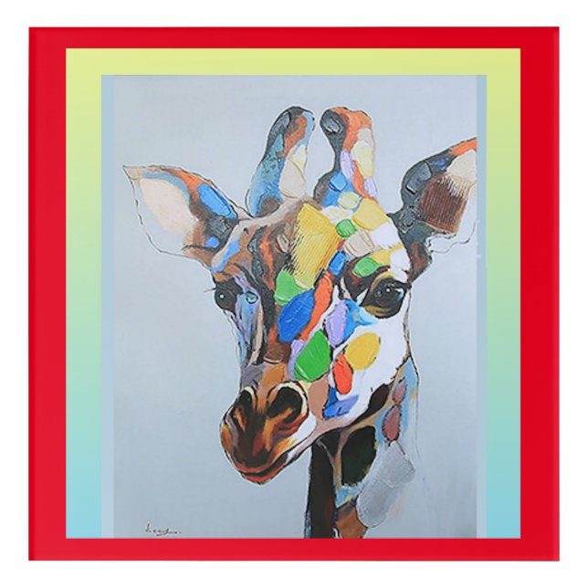  Baby Giraffe Acrylic Print (Front)