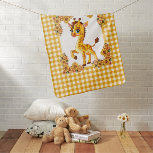 Baby Giraffe Baby Blanket