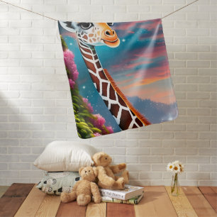 Baby Giraffe Baby Blanket
