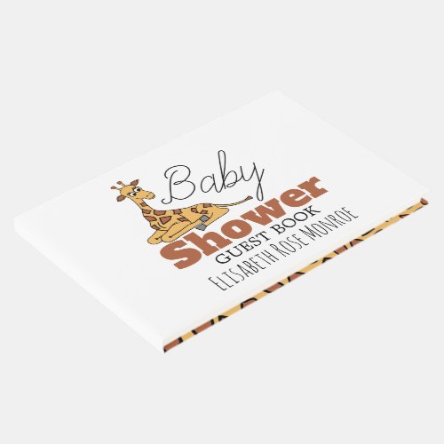 Baby Giraffe Baby Shower Guest Book