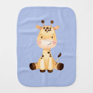 Baby Giraffe Burp Cloth