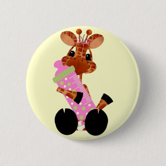 Baby Giraffe Button