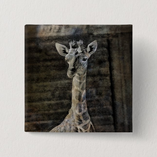 Baby Giraffe Button (Front)