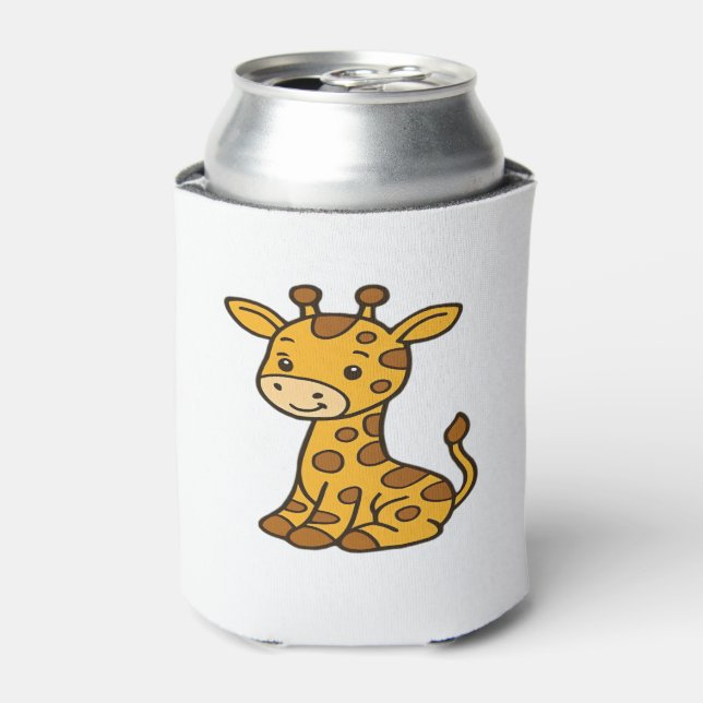 baby giraffe Classic T-Shirt Can Cooler (Can Front)