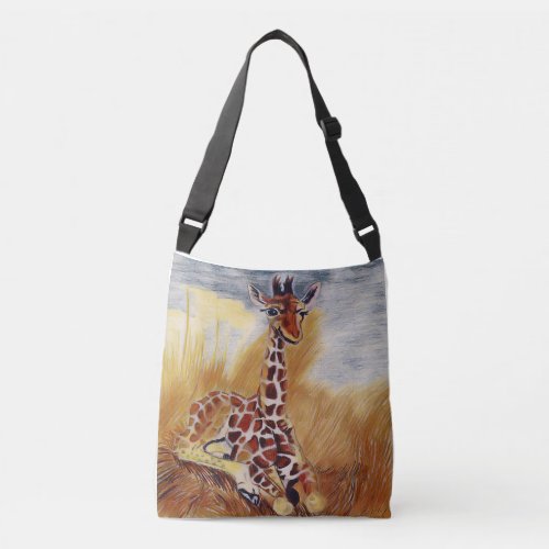 Baby Giraffe   Crossbody Bag