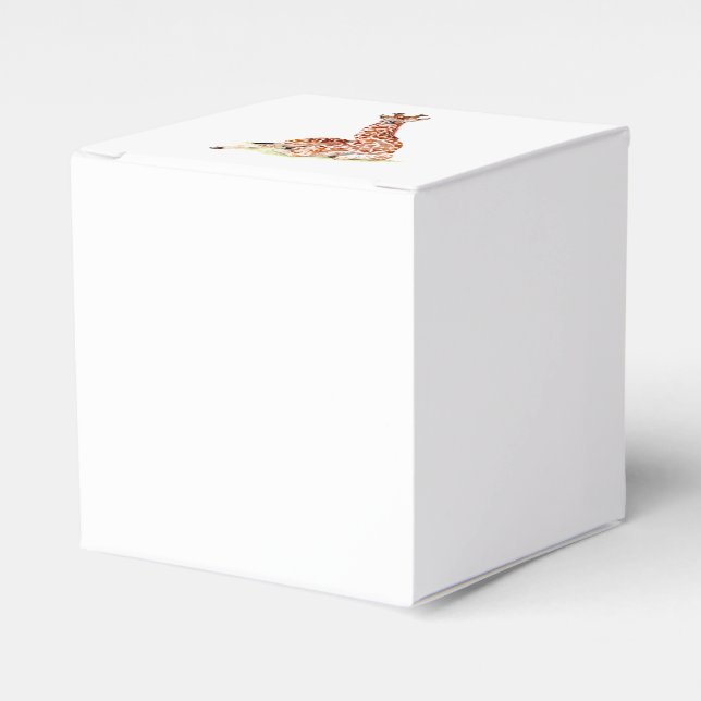 Baby Giraffe Favor Boxes (Front Side)
