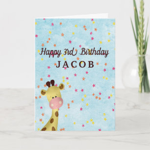Baby Giraffe Holiday Card