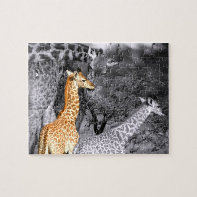 Baby Giraffe Jigsaw Puzzle (Horizontal)