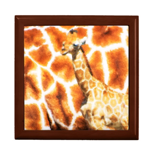 Baby Giraffe Keepsake Box (Front)