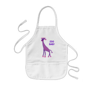 Baby giraffe kids' apron