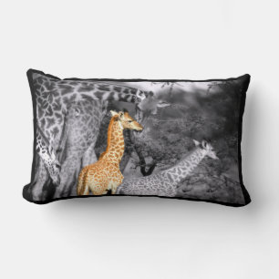 Baby Giraffe Lumbar Pillow