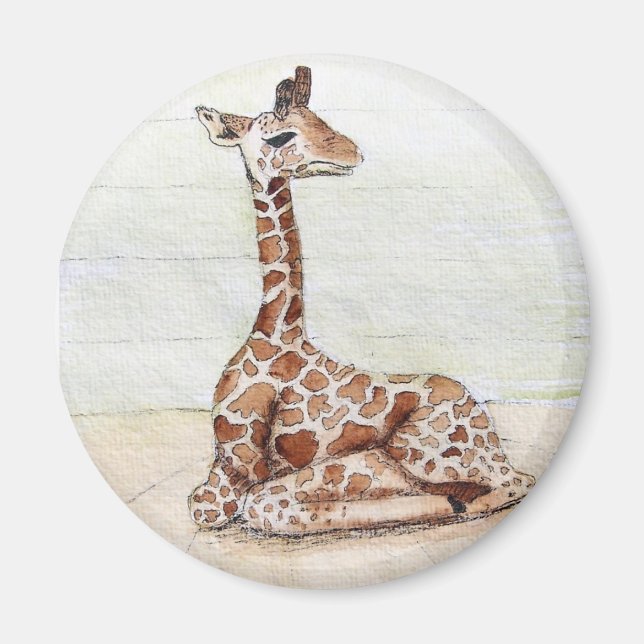 Baby Giraffe Magnet (Front)