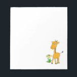 Baby Giraffe note pad<br><div class="desc">baby giraffe note pads for all</div>