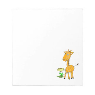Baby Giraffe note pad
