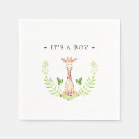 Baby Giraffe Personalized It's a Boy