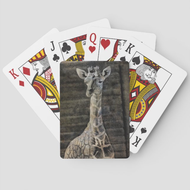 Baby Giraffe Poker Cards (Back)