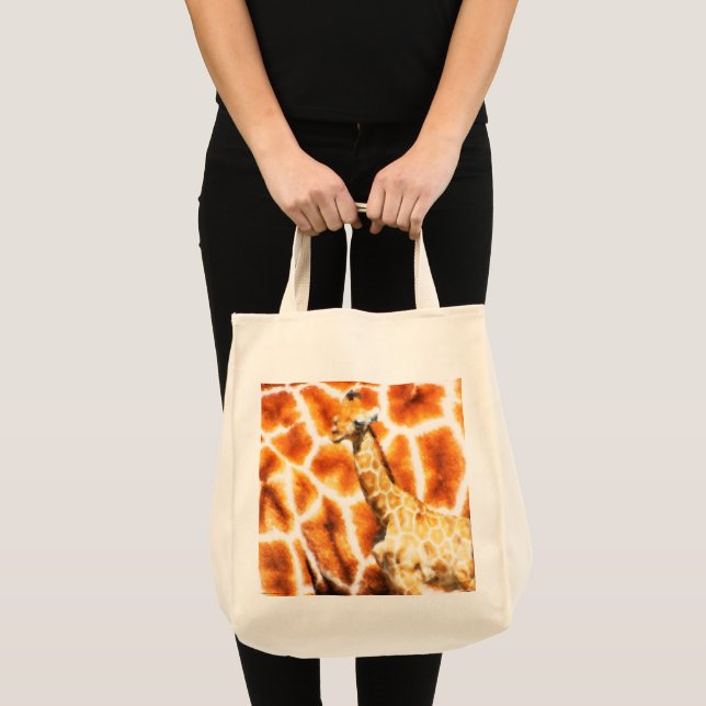 Baby Giraffe Tote Bag (Front (Product))