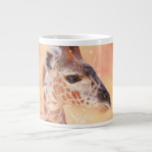 Baby Giraffe WHEN WE WERE YOUNG Giant Coffee Mug
