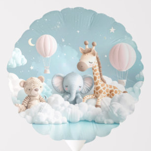 Baby Giraffe with all his friends Balloon