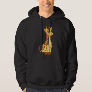 Baby Giraffe Zoo Animals Kids Giraffes Hoodie