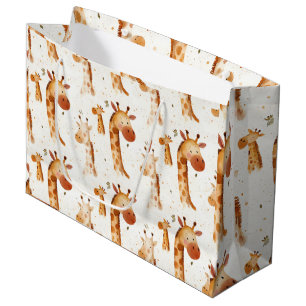Baby Giraffes Large Gift Bag