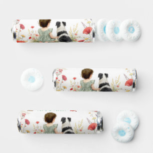 Baby Girl and her Puppy Baby Shower  Breath Savers® Mints