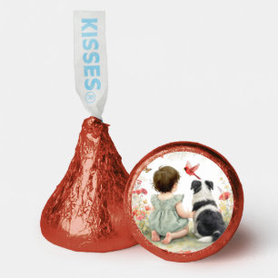 Baby Girl and her Puppy Baby Shower  Hershey®'s Kisses®