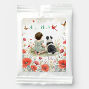 Baby Girl and her Puppy Baby Shower  Lemonade Drink Mix