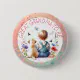 Baby Girl and Puppy Baby Shower Great Grandma Button | Zazzle