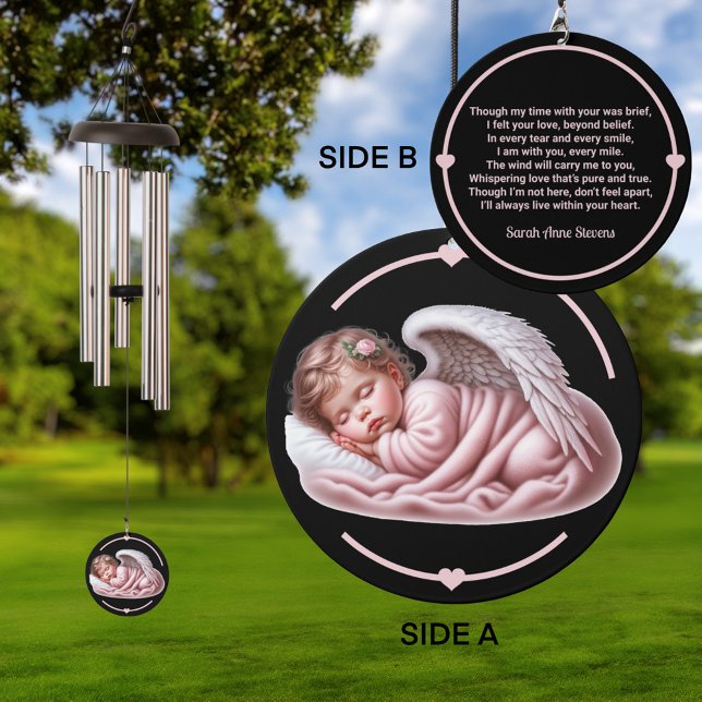 Baby Girl Angel Memorial Wind Chime (Creator Uploaded)