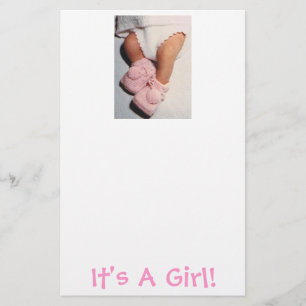 Baby Girl/announcement Stationery