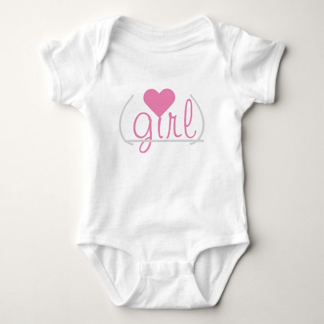 Baby Girl Baby Bodysuit (Front)