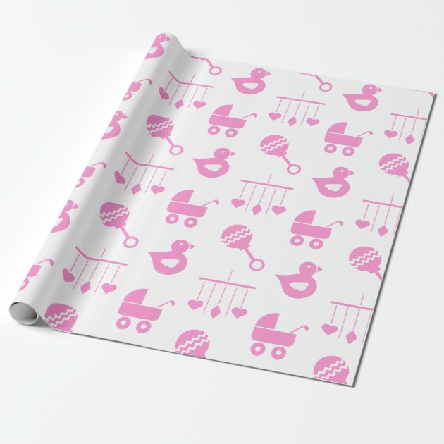 Baby pink best sale wrapping paper roll