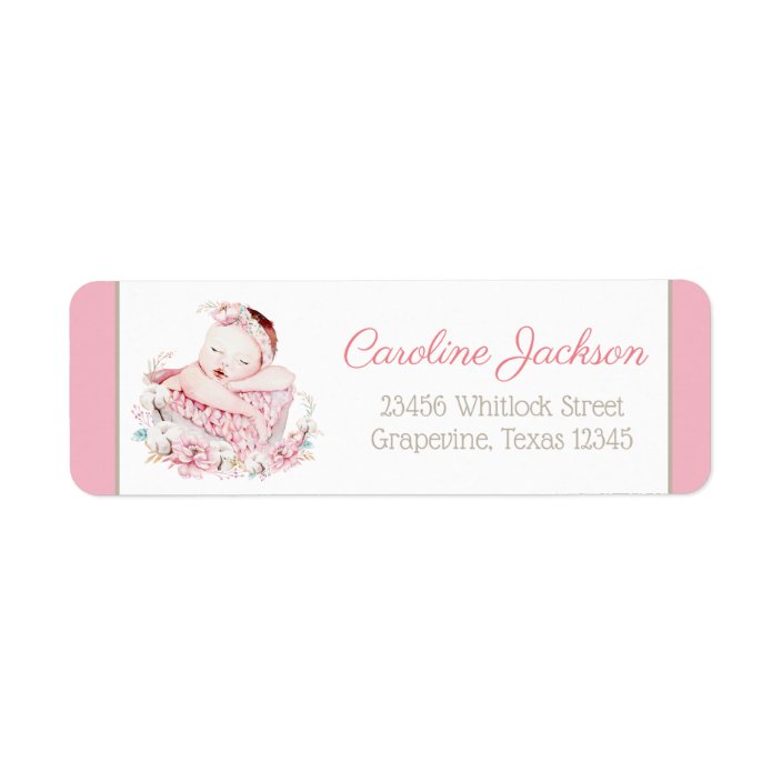 Baby Shower Return Address Labels Zazzle Baby Shower Return Address