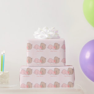 Baby Girl Baby Shower Wrapping Paper