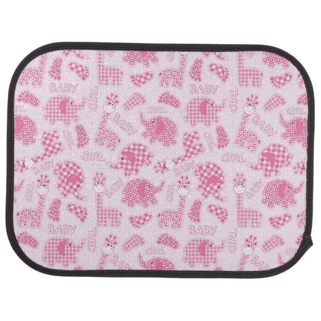 baby girl background car floor mat (Rear)