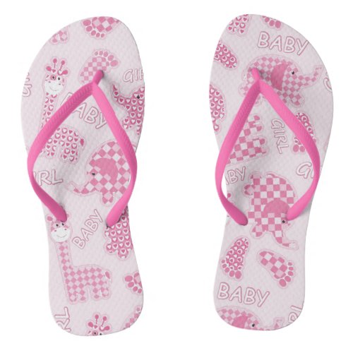 baby girl background flip flops