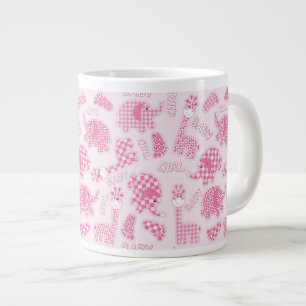 baby girl background giant coffee mug