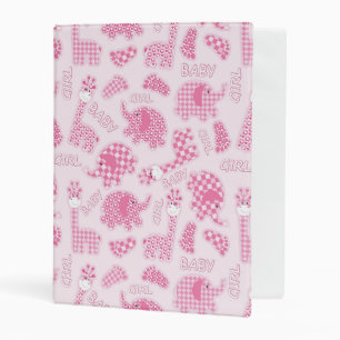 baby girl background mini binder