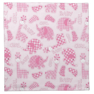baby girl background napkin
