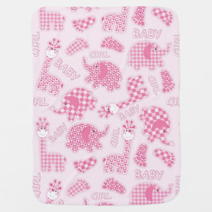 baby girl background swaddle blanket