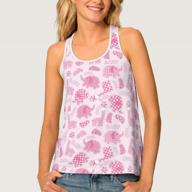 baby girl background tank top (Front)
