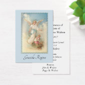 Baby Girl Baptismal Remembrance Holy Card (Desk)