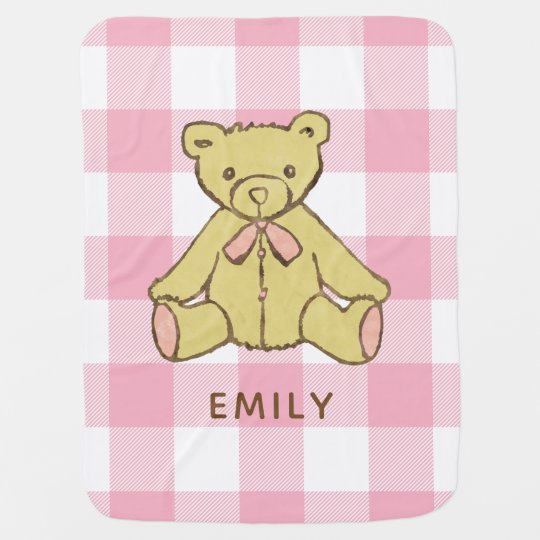 buffalo plaid teddy bear